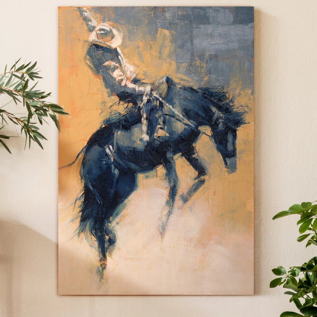 " Mood Indigo III " Painting Print