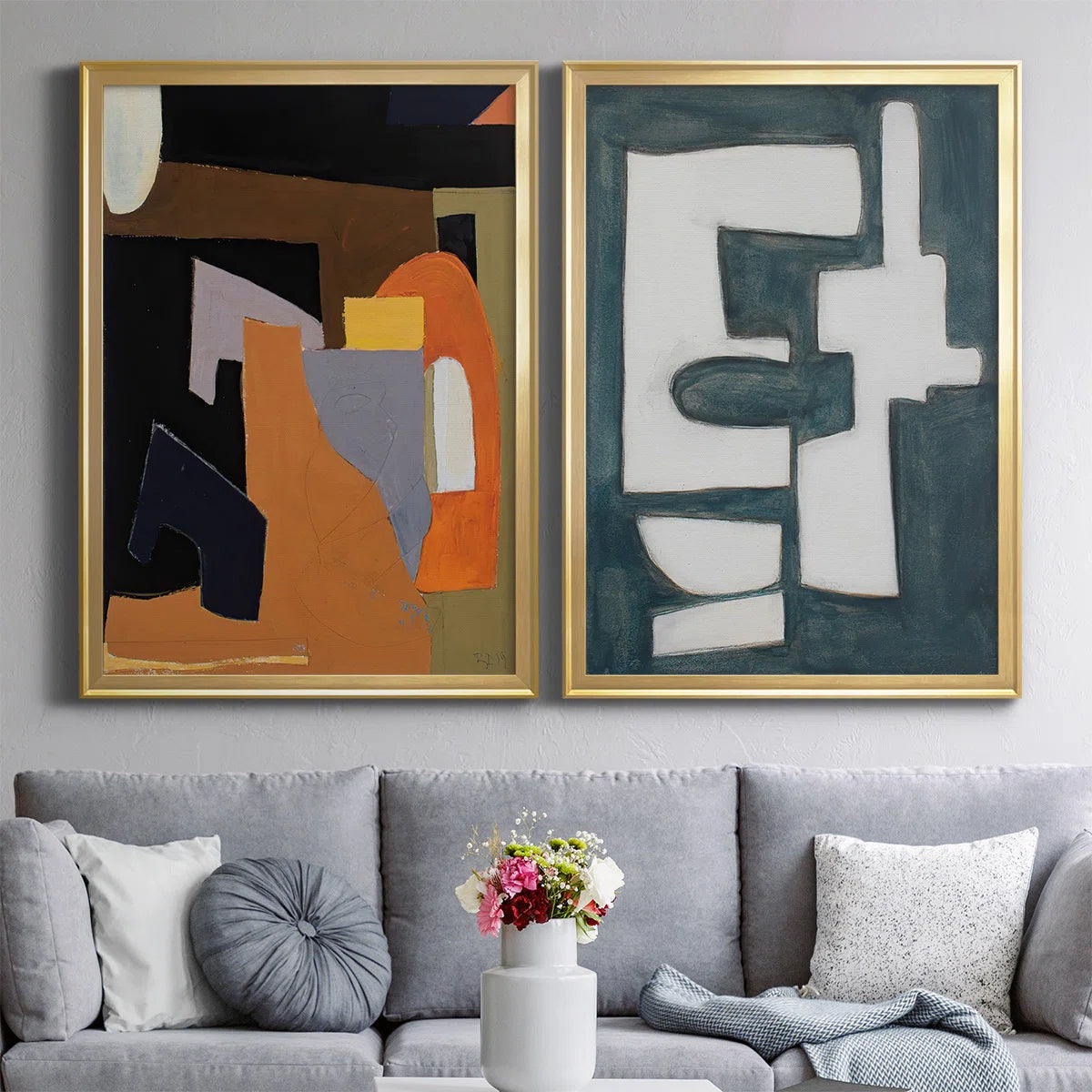 " The Olive Press Rooom " 2 - Pieces Painting Print (Set of 2)