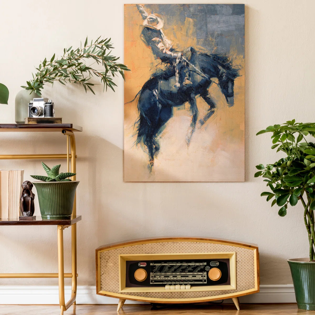 " Mood Indigo III " Painting Print