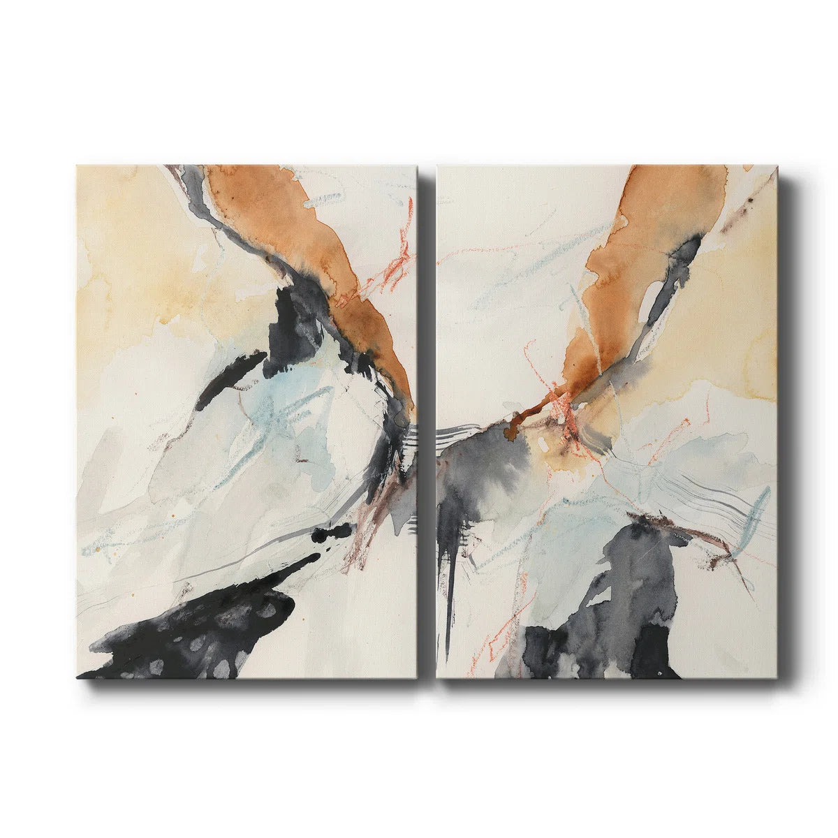 " Efflux I " 2 - Pieces Painting Print