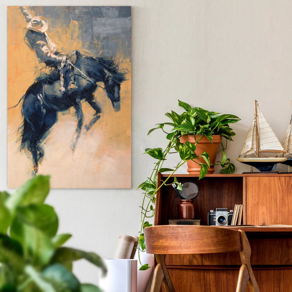 " Mood Indigo III " Painting Print